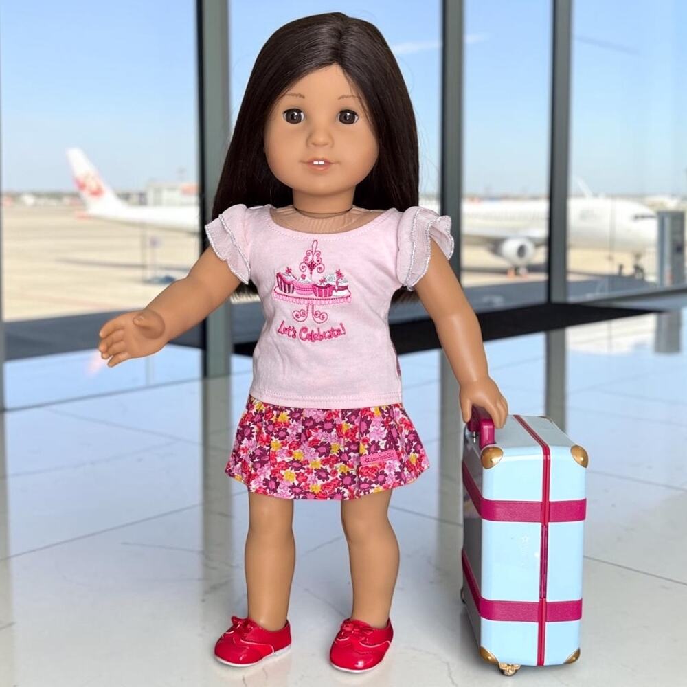 American Girl Doll Truly Me JLY #40 Travel Fun Playset (Read)